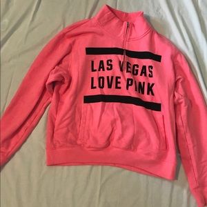 Victoria’s Secret Pink half zip- L